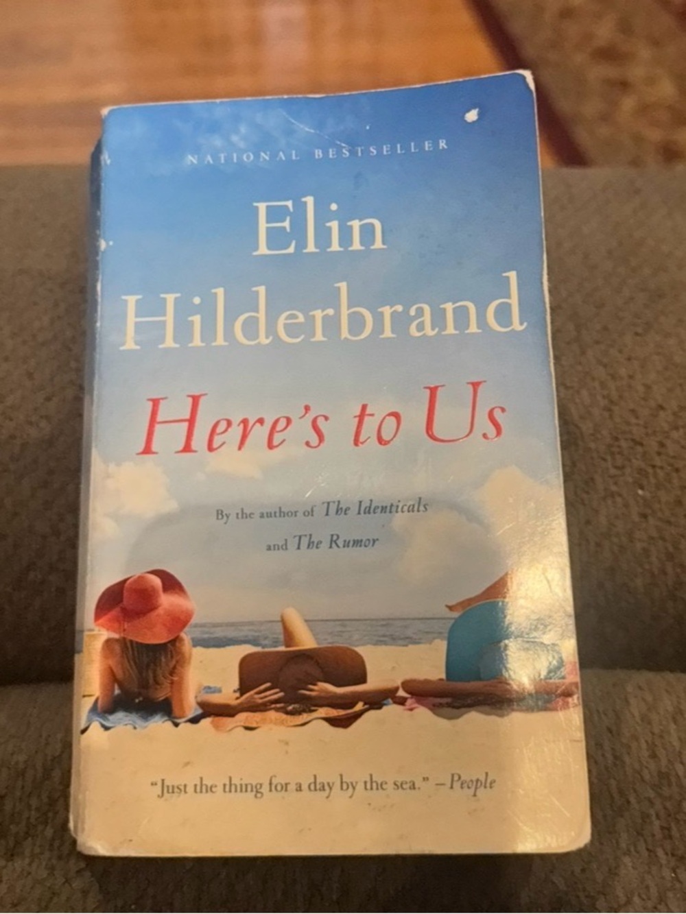 "Here's to Us" Paperback Beach Novel - Blue Cover